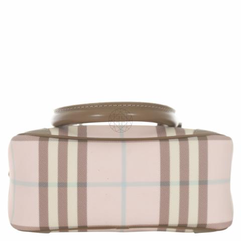 Sell Burberry London Mini Duffle Nova Check Bag - Soft Pink